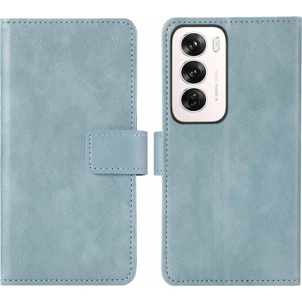 Imoshion Custodia Per Cellulare Per Oppo Reno 12 - Flip Cover Bookcase Flip - Azzurro-image