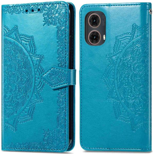 Motorola Moto G85 Sleeve - Pelle Finta - Flip Cover Imoshion - Turchese-image