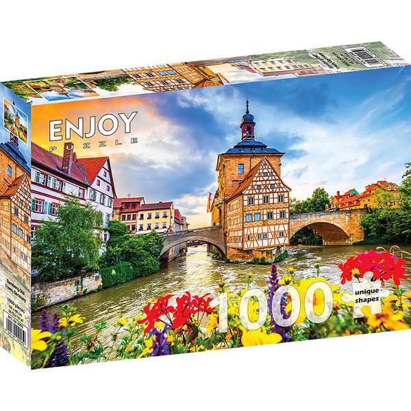 Enjoy Puzzle Città Vecchia Di Bamberg, Germania 1000 Pezzi-image