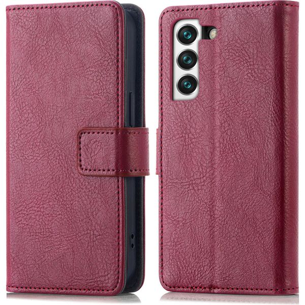 Custodia Per Cellulare Imoshion Per Samsung Galaxy S21 - Cover Flip A Libro - Rosso Scuro-image