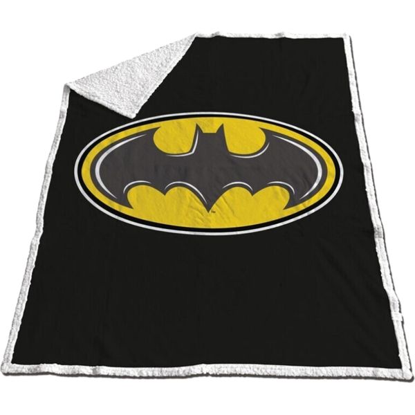 Coperta In Pile Batman 130X170 Cm - Accogliente Coperta In Sherpa Per Bambini-image