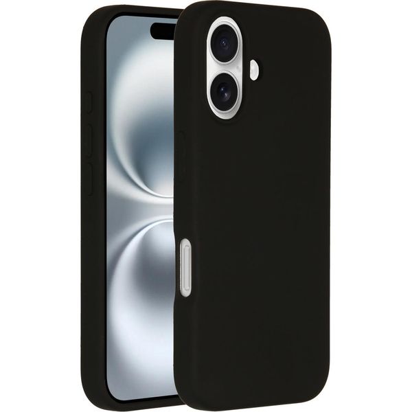 Cover Per Iphone 16 - Silicone - Custodia/Copertura Morbida Accezz - Nero-image