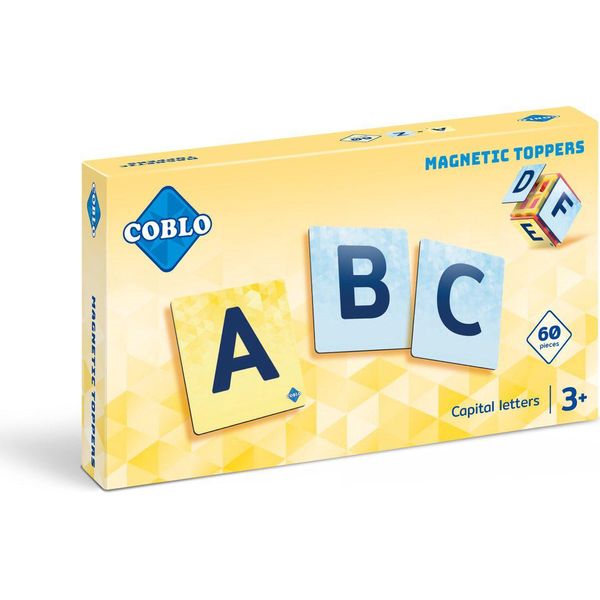 Coblo Toppers Magnetici Per Piastrelle Lettere Maiuscole 60 Pezzi-image