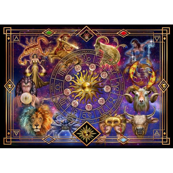 Bluebird Puzzle Puzzle Zodiac Montage - 500 Teile Puzzle-image