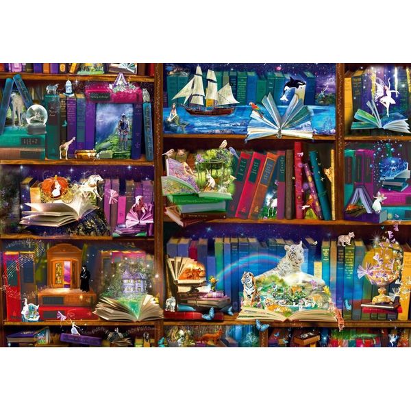 Puzzle Bluebird Puzzlemotiv Biblioteca Avventure Di Lettura - 1000 Teile-image
