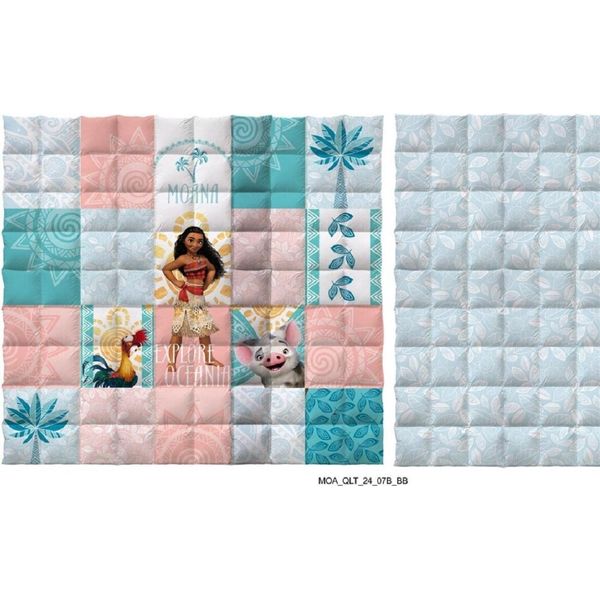 Coperta Vaiana 140X200 Cm, Piumino 100% Poliestere Per La Camera Dei Bambini-image