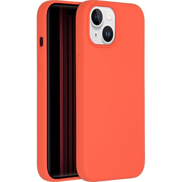 Cover Per Iphone 15 - Silicone - Custodia/Copertura Morbida Accezz - Arancione-image