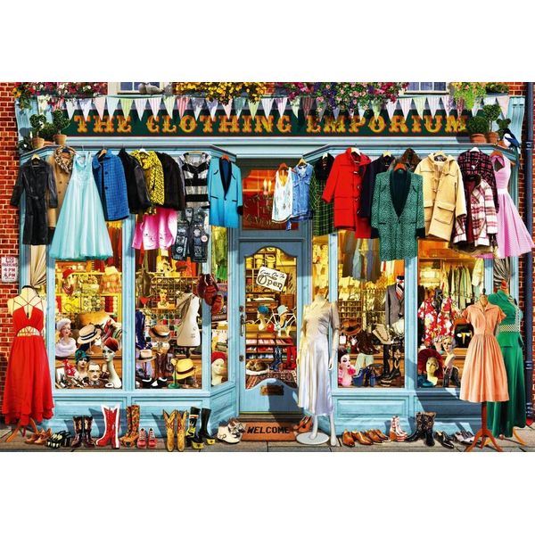 Puzzle Bluebird Puzzlepiel L'emporio Dell'abbigliamento - 1000 Pezzi-image