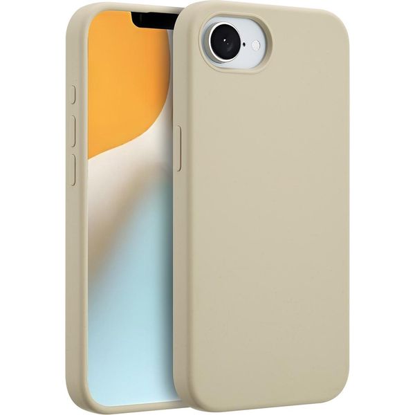Custodia Per Iphone 16E - Silicone - Custodia Morbida Accezz/Copertina Posteriore - Beige-image