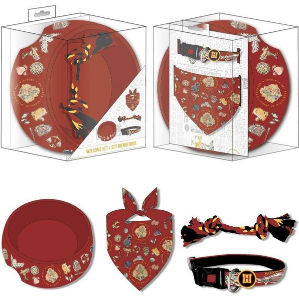 Set Regalo Harry Potter Rosso Multi-Composizione Cane 4 Pezzi-image
