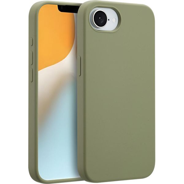 Custodia Per Iphone 16E - Silicone - Accezz Soft Case/Backcover - Verde-image