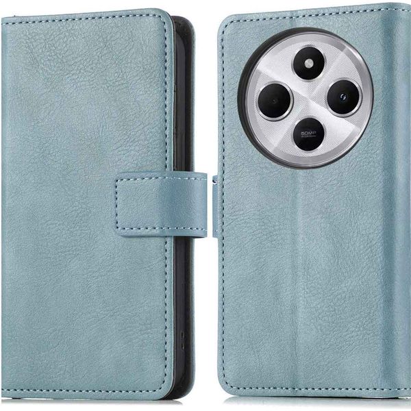 Imoshion Cover Per Xiaomi Redmi 14C - Flip Flap Cover Bookcase Flip - Azzurro-image