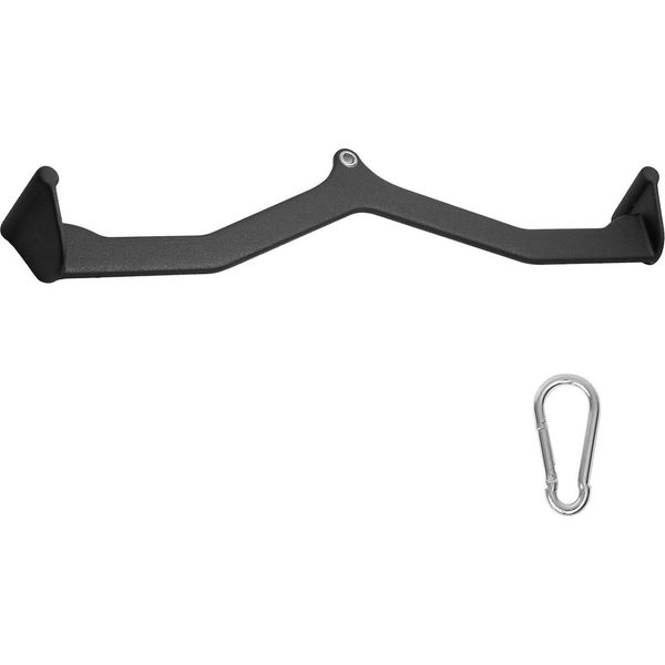 Succebuy Attacco Per Pulldown Lat, Macchina Per Pulldown A Cavo Con Barra A V, Barra Per Pulldown Tricipiti Con Impugnatura In Gomma, Allenamento Per La Forza Di Schiena E Bicipiti Per La Palestra Di Casa-image