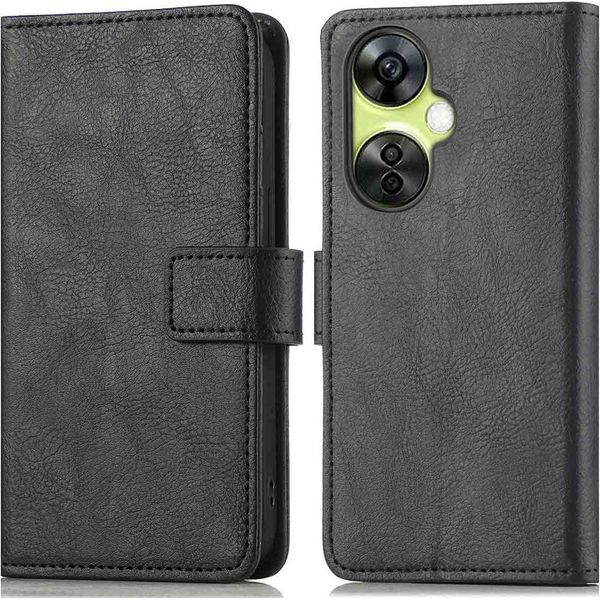 Custodia Per Cellulare Imoshion Per Oneplus Nord Ce 3 Lite/Oneplus Nord Ce 3 - Flip Cover Libreria Flip - Nero-image