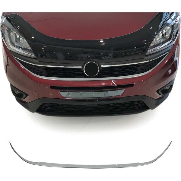 Modanature Griglia Radiatore Modanature Griglia Per Fiat Doblo 2014-2022 Acciaio Inox Argento 1Pc-image