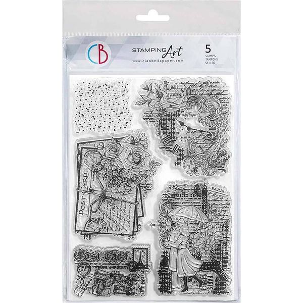 Acrylstempel 15X21 - Ciao Bella - Winter Romance-image
