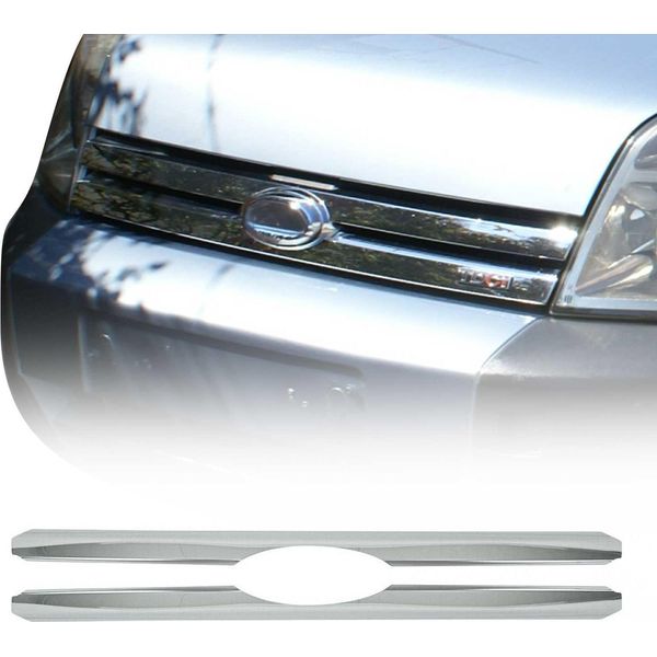 Modanature Griglia Radiatore Modanature Griglia Per Ford Transit 2006-2014 Acciaio Inox Argento 2X-image