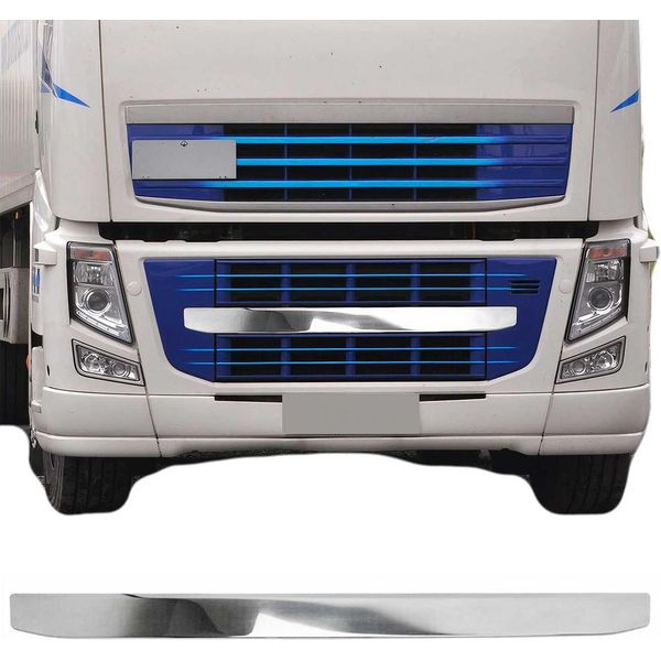 Modanature Griglia Radiatore Modanature Griglia Per Volvo Fh 2012-2020 Acciaio Inox Argento 1Pc-image