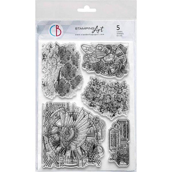 Acrylstempel 15X21 - Ciao Bella - Mechanical Marvels-image