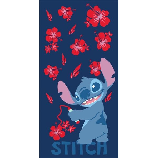 Telo Mare Lilo & Stitch 170X90 Cm Telo Da Bagno Morbido E Assorbente Per Gli Appassionati-image