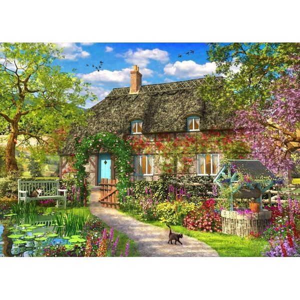 Puzzle Bluebird The Old Cottage - 500 Pezzi - Giocattolo Colorato-image