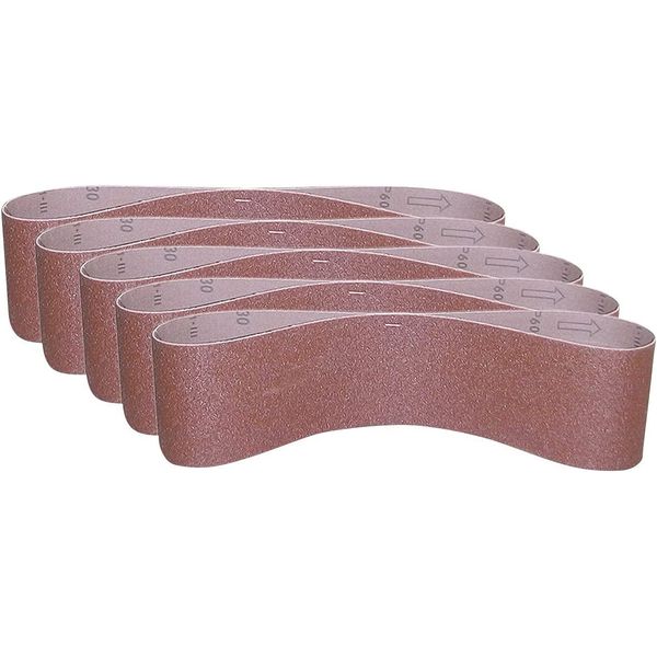 GüDe 38363 Nastro Abrasivo K120 Sb 150X1220 Mm 5 Pz. (Materiale Corindone, Materiale Di Supporto Tessuto Poliestere)-image