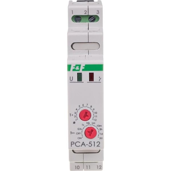Relè A Tempo Con Spegnimento Ritardato 12V - 264 V Ac/Dc PCA-512UNI F&F-image