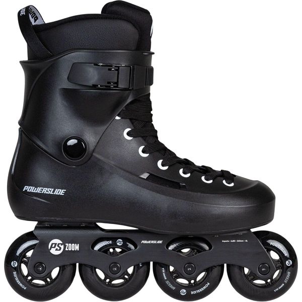 Pattini In Linea Powerslide Zoom Black 80, Unisex Per Uomo E Donna In Nero, Ruote 80Mm/85A, Cuscinetti Abec 7, N. Art.: 880256-image