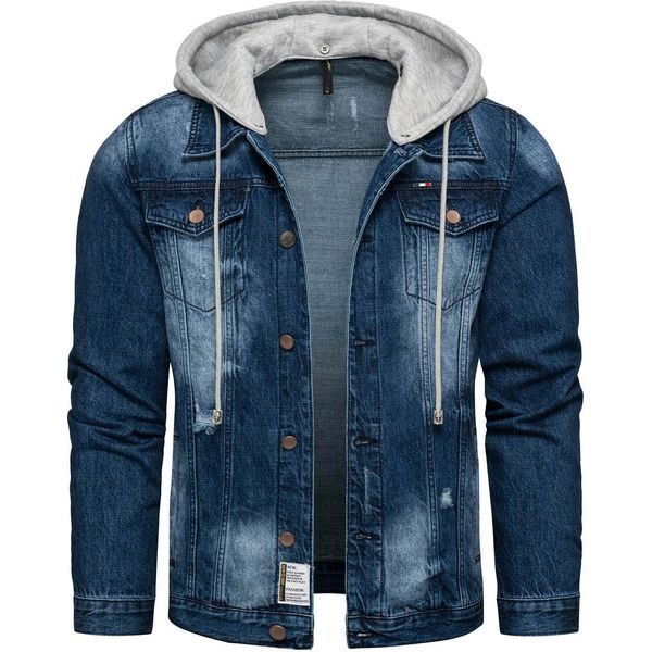 Recea Giacca Di Jeans Da Uomo Wiremu Blu Scuro M-image