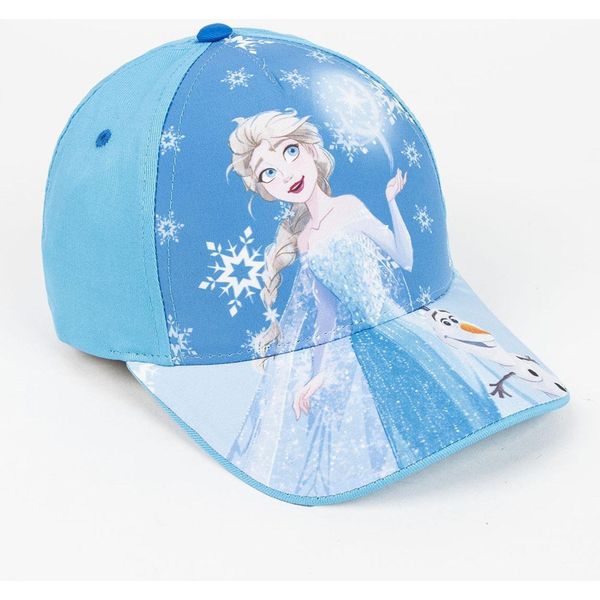 Berretto Estivo Disney Frozen - Berretto Per Bambini Con Stampa E Protezione Uv Blu-image