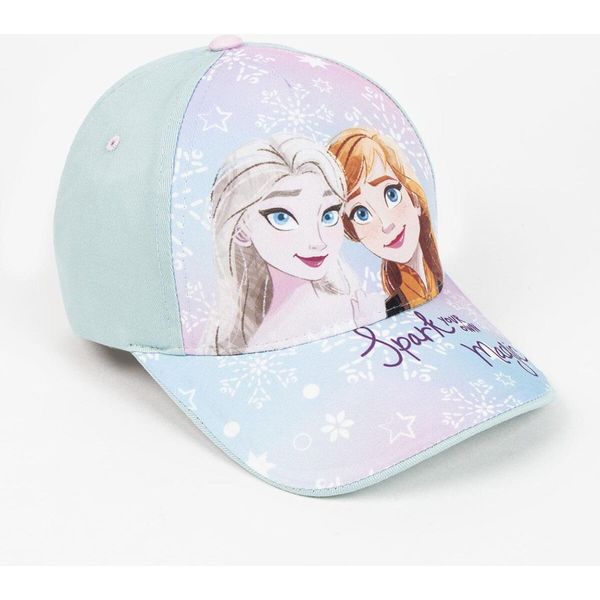 Cappellino Estivo Disney Frozen - Cappellino Per Bambini Con Stampa E Protezione Uv Colorata-image