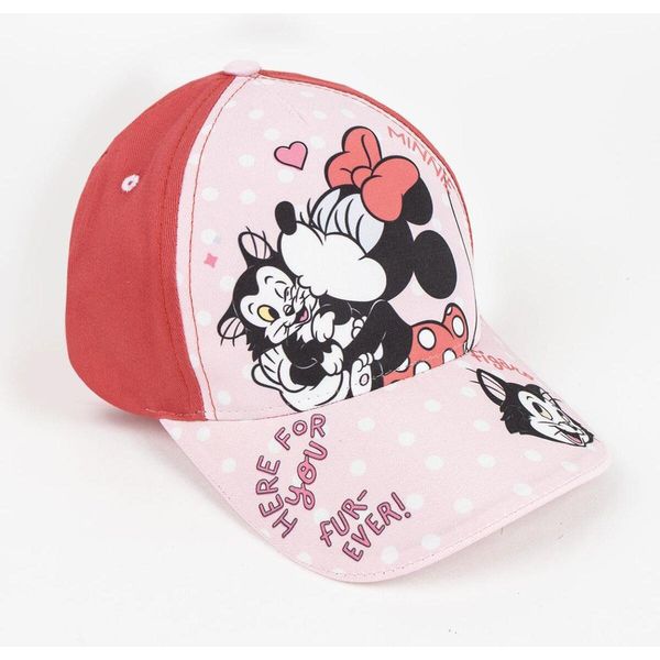 Berretto Estivo Disney Minnie Mouse - Berretto Per Bambini Con Stampa E Protezione Uv Rosso-image
