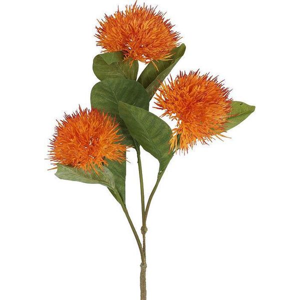 Fiore Artificiale Countryfield Carthamus Arancione Fiore Decorativo 86 Cm-image