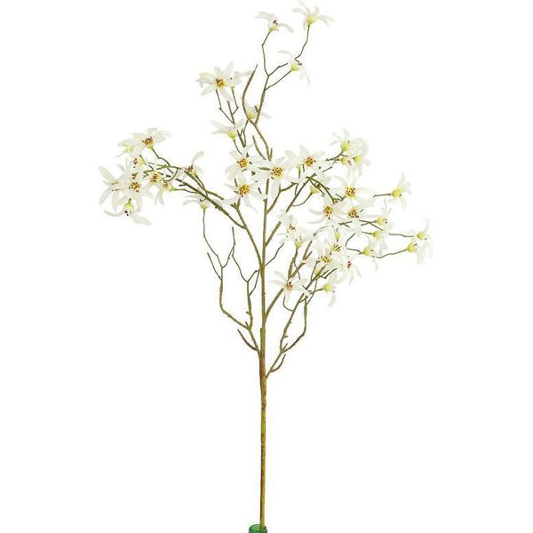Fiore Artificiale Countryfield Magnolia Decorazione Bianco 104Cm - Ramo Artificiale-image