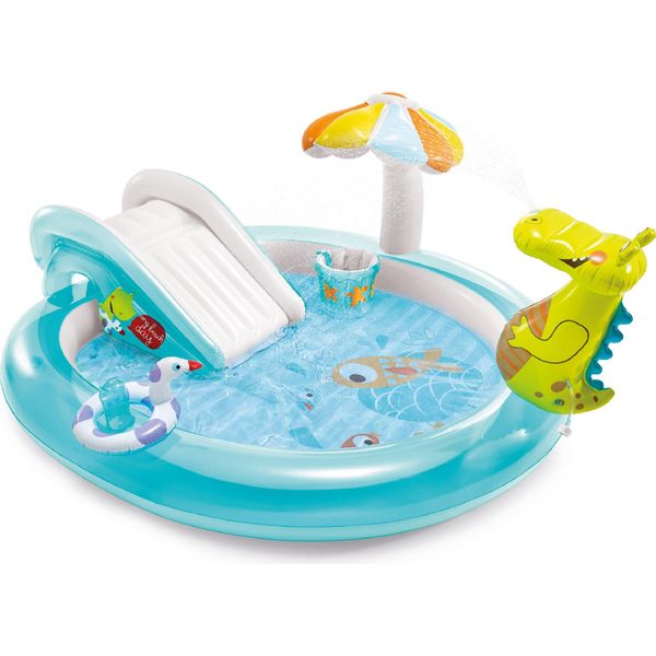 Intex 57165NP Piscina Per Bambini Da Giardino Playcentre "Gator"" (201X107X84Cm)"-image