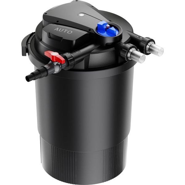 Sunsun CPA-30000 Filtro A Pressione Per Laghetti 12.000 L/H / 55 W Unità Uvc, Filtro A Pressione Per Laghetti Fino A 60.000 Litri, Chiarificatore Per Laghetti, Sistema Di Filtraggio-image