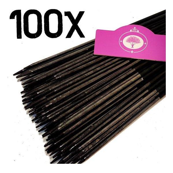 Set Di 100X Bastoni Di Bambù - Lunghezza 65 Cm - Spessore 6,5 Mm - Bambù Spaccato - Supporto Per Piante - Plastificato-image