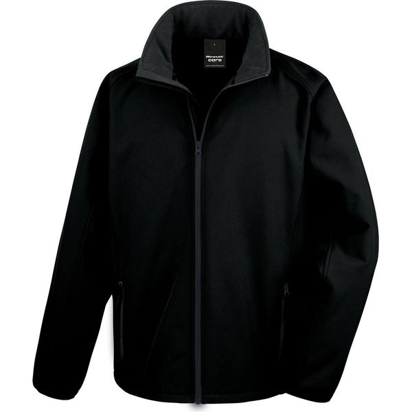 Result Core - Giacca Softshell Stampata Da Uomo PC7178 (Xxl) (Nero)-image