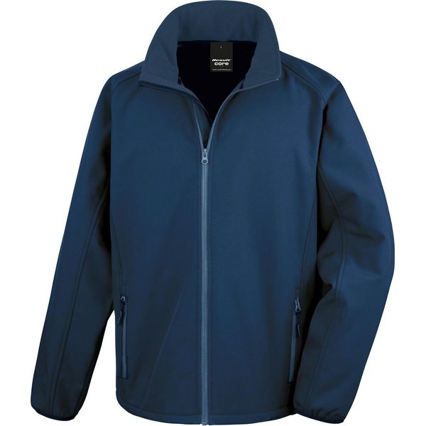 Result Core - Giacca Softshell Stampata Da Uomo PC7178 (Xxl) (Blu Navy)-image