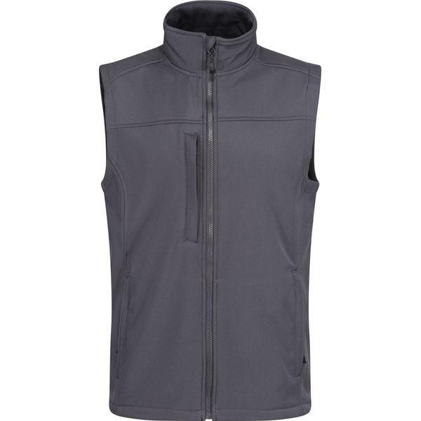 Regatta - Gilet Softshell "Flux"" Da Uomo BC4831 (M) (Grigio Medio)"-image
