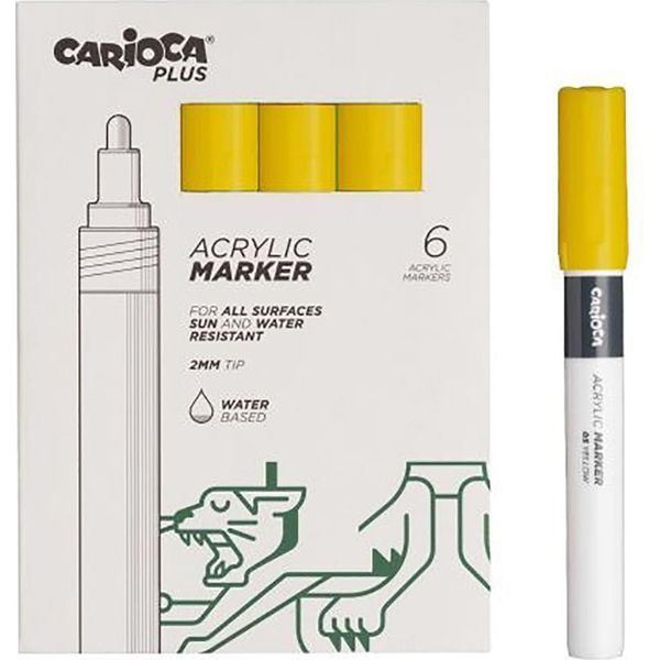 Carioca Plus 45218/05 Evidenziatore 6 Unità Taglia Unica-image