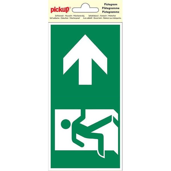 Pittogramma Decorativo Dell'uscita Di Emergenza A Destra - Pickup-image