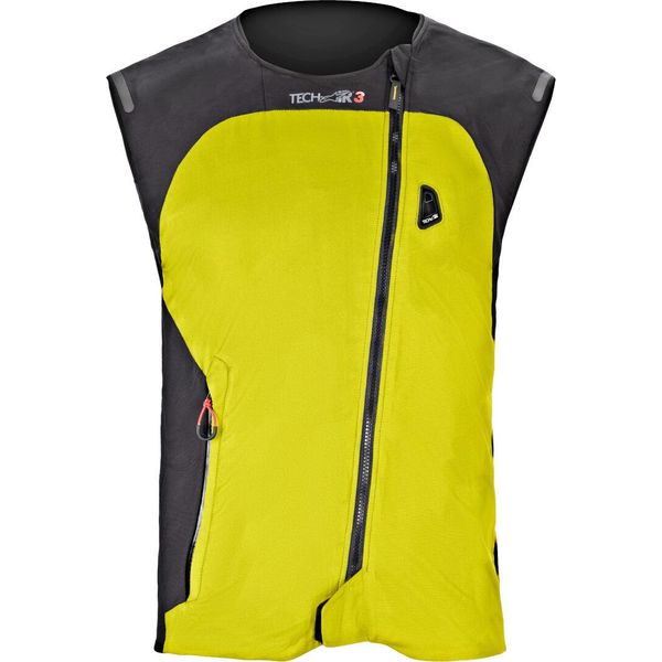 Alpinestars Tech-Air 3 V2, Gilet Airbag, Nero/Giallo Neon, S-image