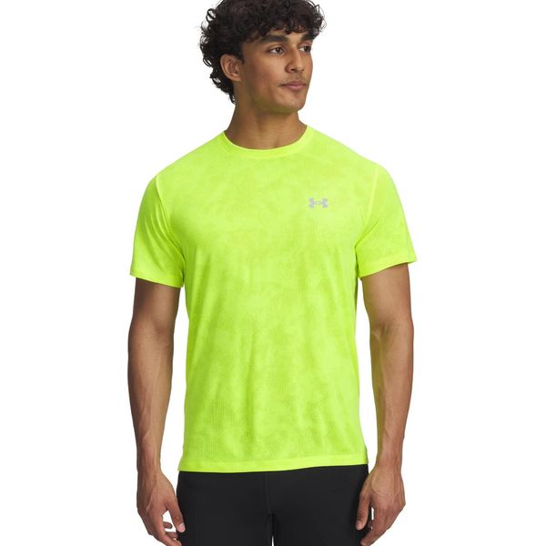 Under Armour Ua Launch Camo Ss - Alta Visibilità Giallo, GrößE:Xxl-image