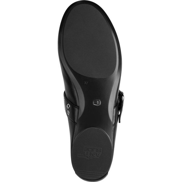 Tamaris Ballerina Da Donna Con Occhielli In Metallo E Fibbia 1-22169-45, Taglia:38 Eu, Colore:Nero-image