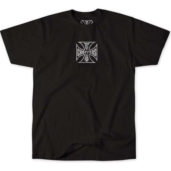 Maglietta West Coast Choppers Herren Wcc Parts Tee Nero/Bianco Schwarz Xxl-image