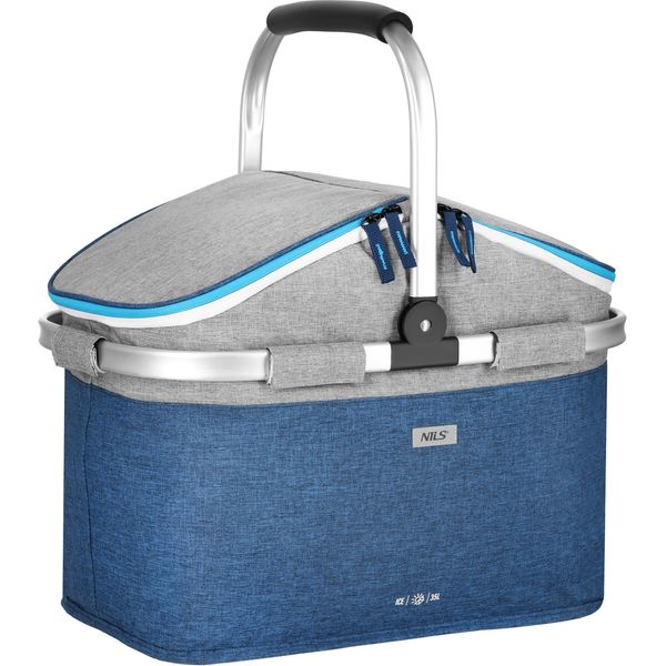 Nils Camp Borsa Termica 35L Blu Pieghevole Ecologica-image