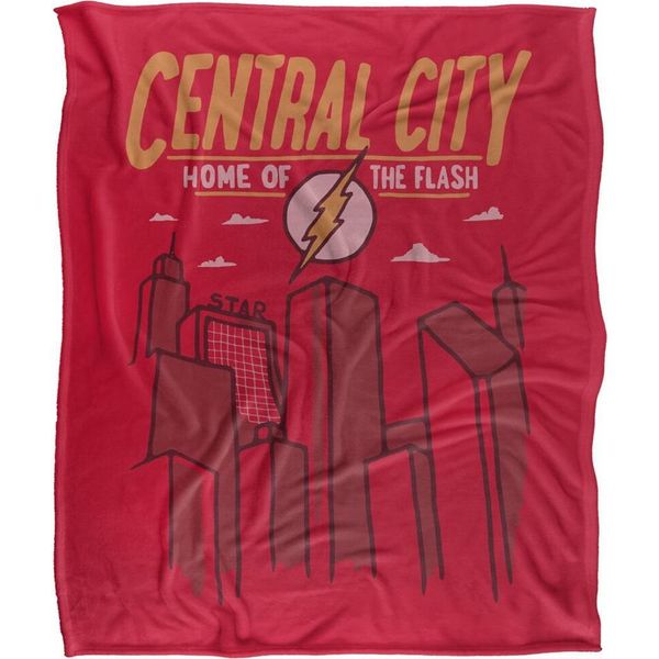 The Flash - Coperta "Central City"" TV18945 (Taglia Unica) (Multicolore)"-image