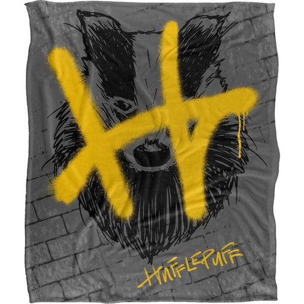 Harry Potter - Coperta "Tassorosso"", Graffiti TV19037 (Taglia Unica) (Colorato)"-image