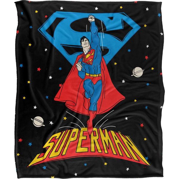 Superman - Coperta, Posa D'azione TV19040 (Taglia Unica) (Multicolore)-image